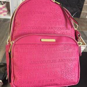 juicy couture pink backpack